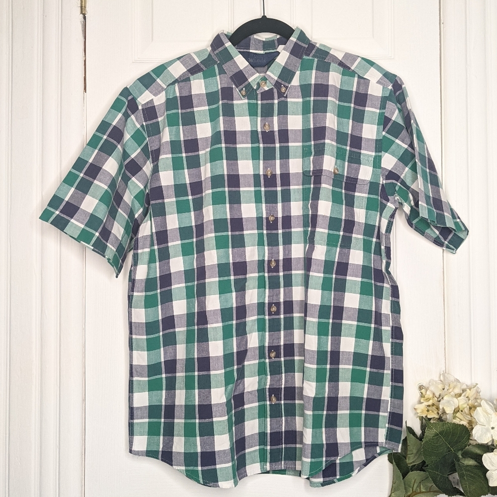 Woolrich Plaid Button Down Shirt